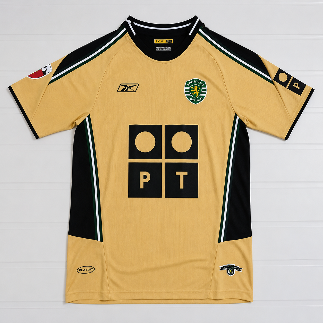Sporting CP Retro Heim-/Auswärtstrikot 2001/2002