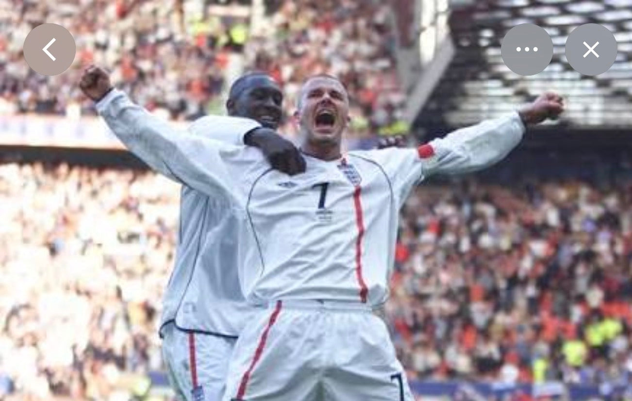 Retro England Heimtrikot 2002