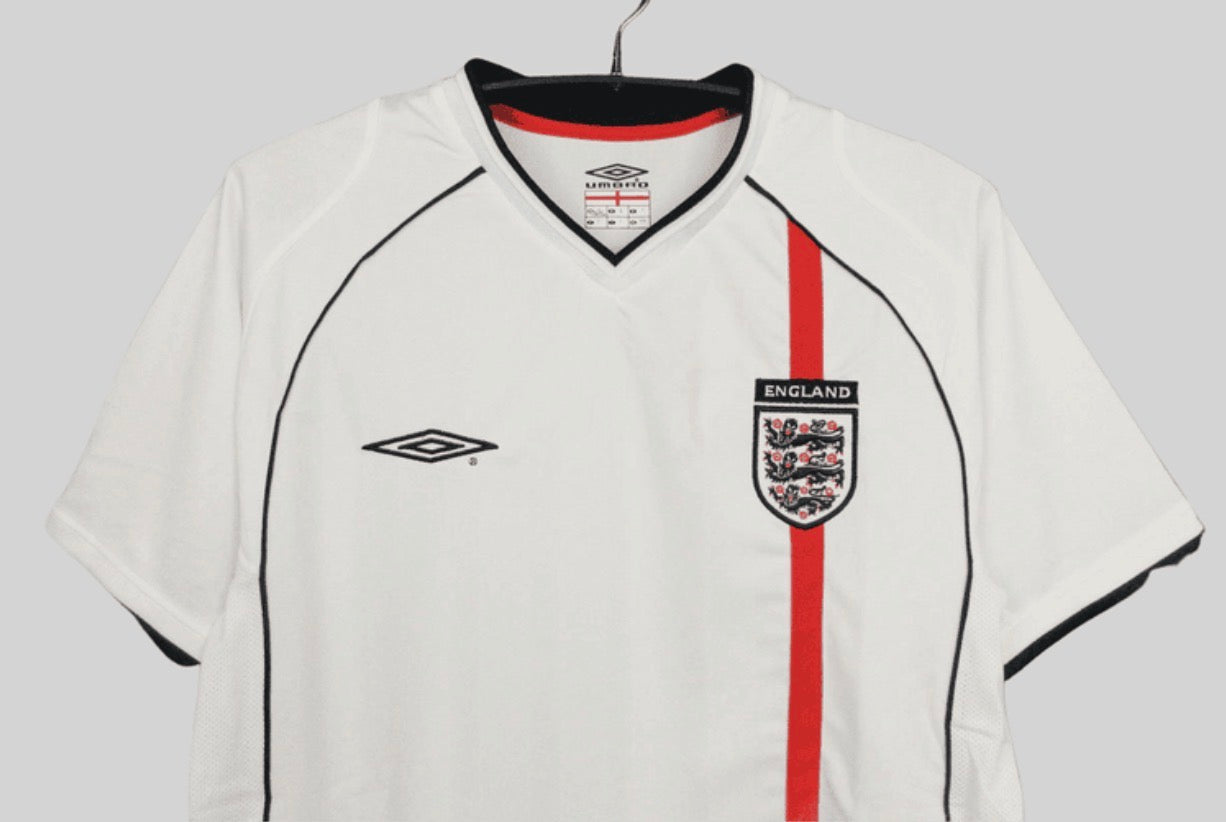 Retro England Heimtrikot 2002