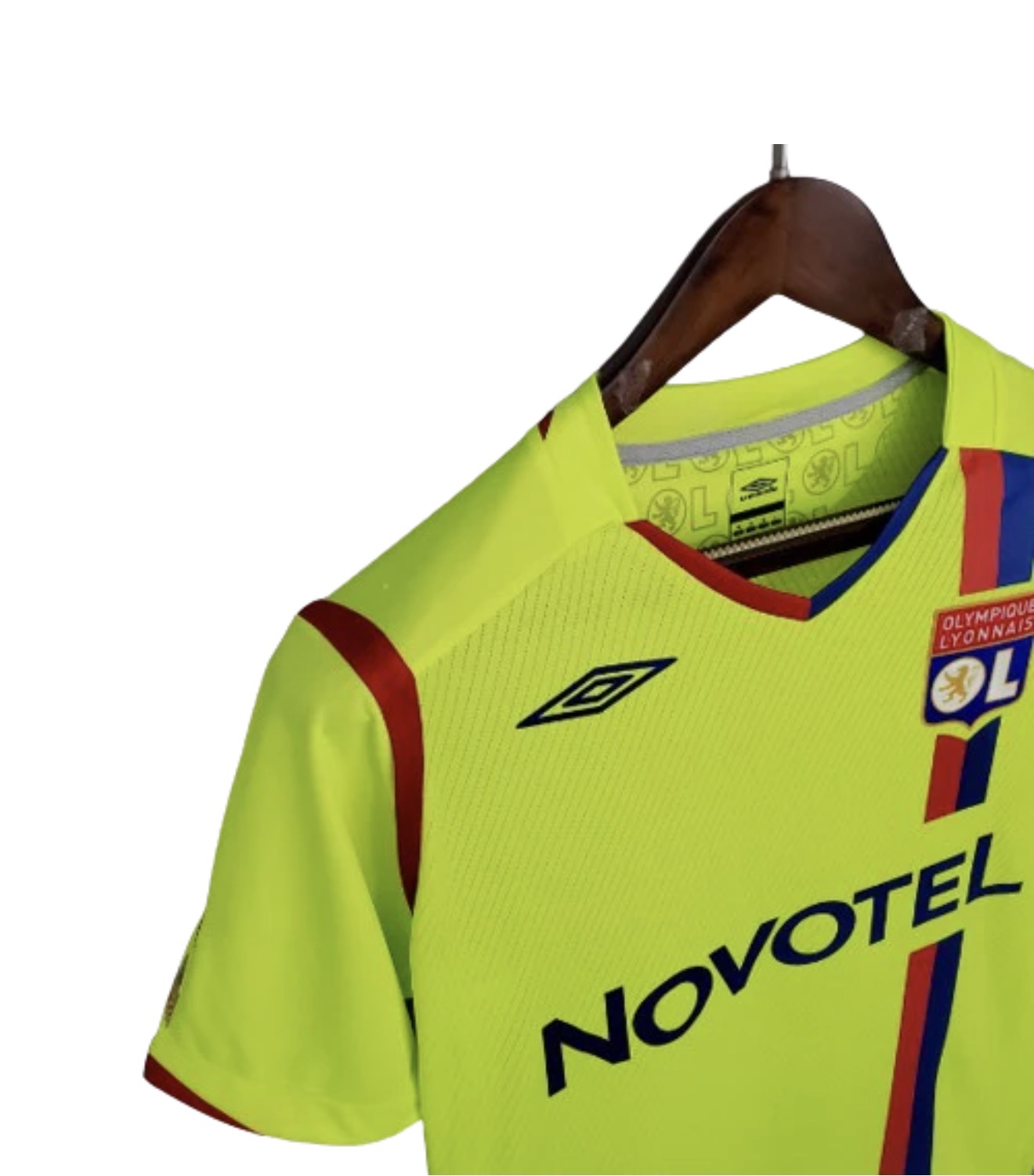 Benzema Olympique Lyon Neon Grün Retro
