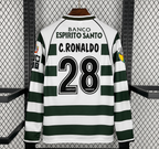 Sporting CP Retro Heim-/Auswärtstrikot 2001/2002